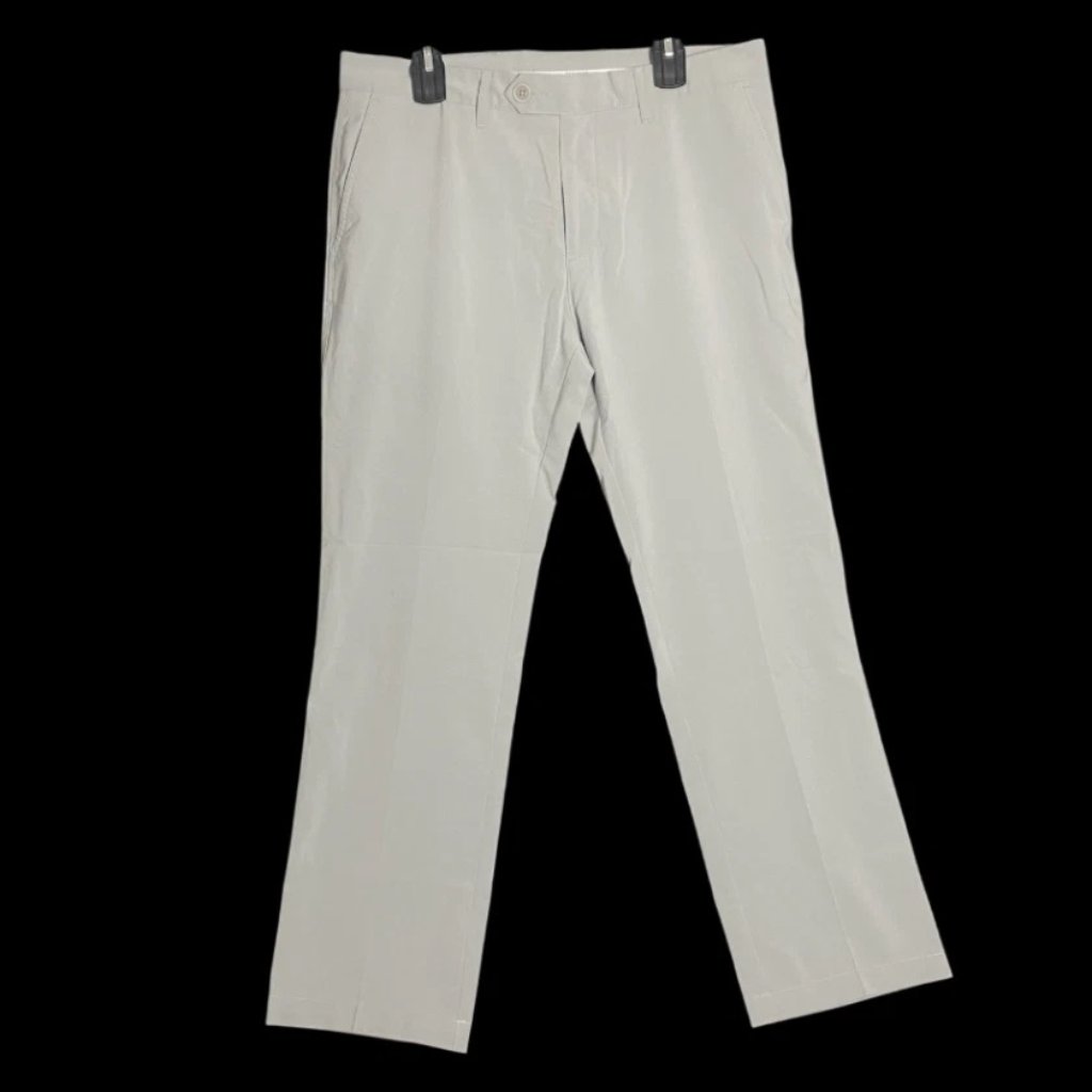 Devereux Proper Threads Mens Gray Athletic Fit Casual Chino Dress Pants Size 34